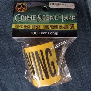 NWT Spirit Halloween Crime Scene Tape 100 Feet Long